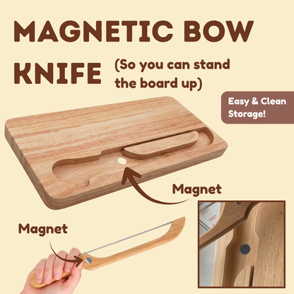 DoughPro™ Sourdough Board & Bow Knife Set